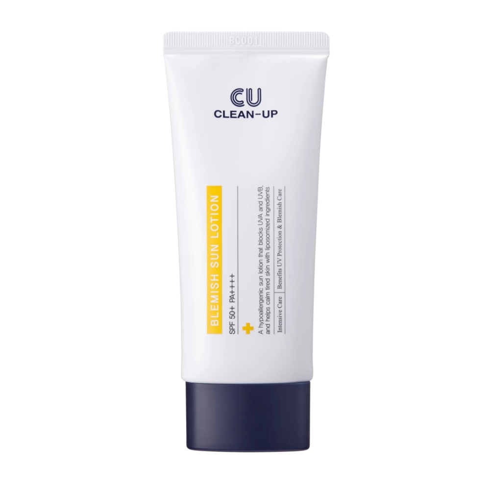 CU SKIN Clean-Up Blemish Sun Lotion SPF 50+ PA++++ 60ml - Сонцезахисний лосьйон з ліпосомами на стабільних фільтрах CU SKIN Clean-Up Blemish Sun Lotion SPF 50+ PA++++ 60ml - Сонцезахисний лосьйон з ліпосомами на стабільних фільтрах